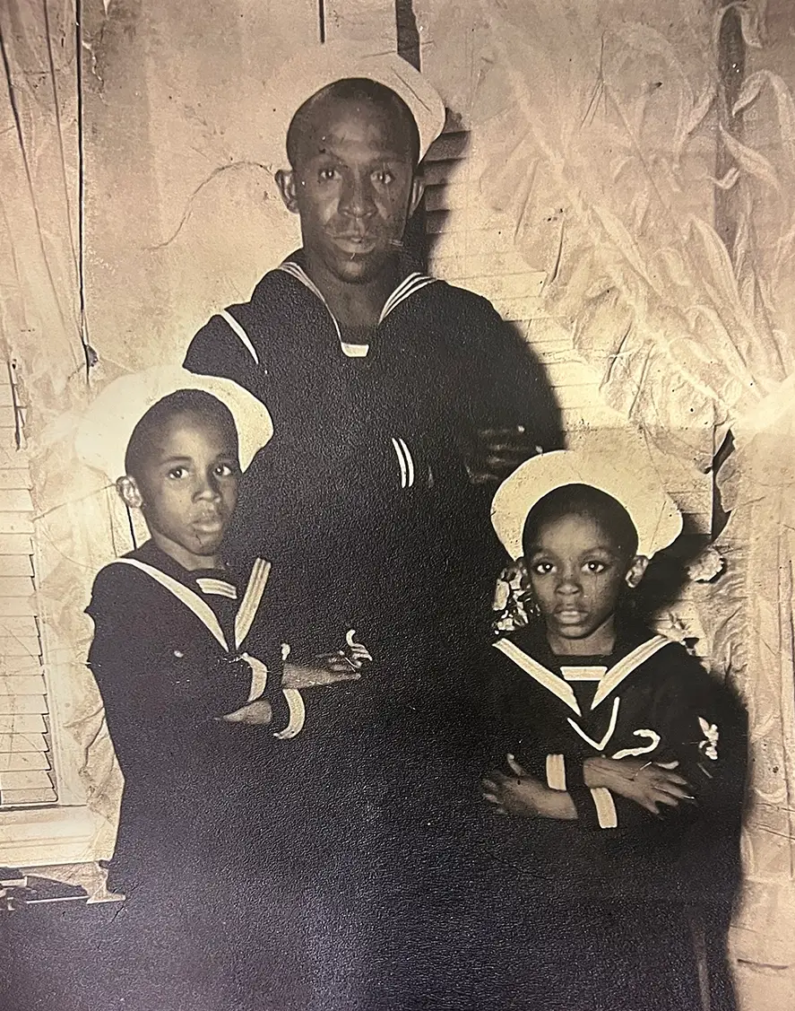 Ollie E. Green and Two Sons